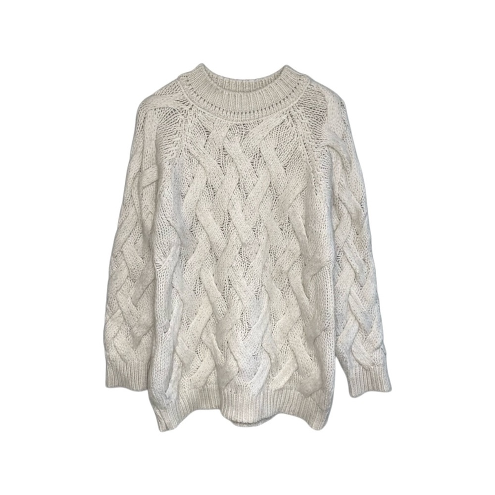 Cocogio Vintage‎ Knit Sweater Women’s Size Medium Oversized Off White